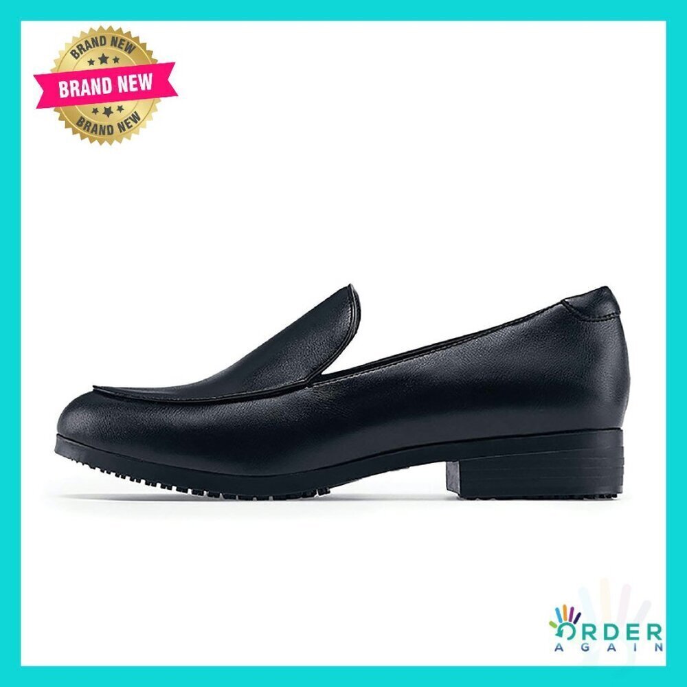 Slip-Resistant Loafers Comfortable Non-Slip Work Shoes Professional Elegant